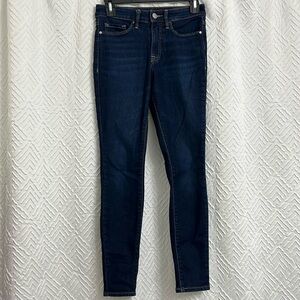 Athleta Sculptek Dark Wash Skinny Jeans Size 2P